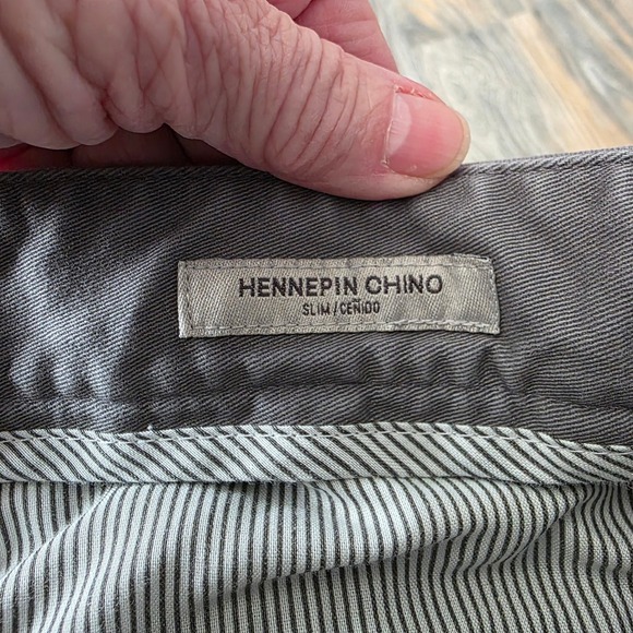 Goodfellow &‎ Co Hennepin Chino Slim Fit Pants Mens 30W x 32L Thundering Gray - Picture 4 of 7